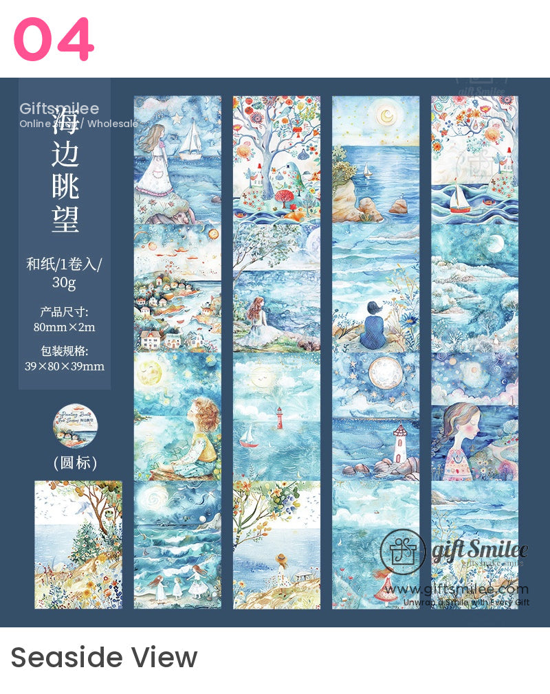 四季繪畫和紙膠帶 | 用於日記