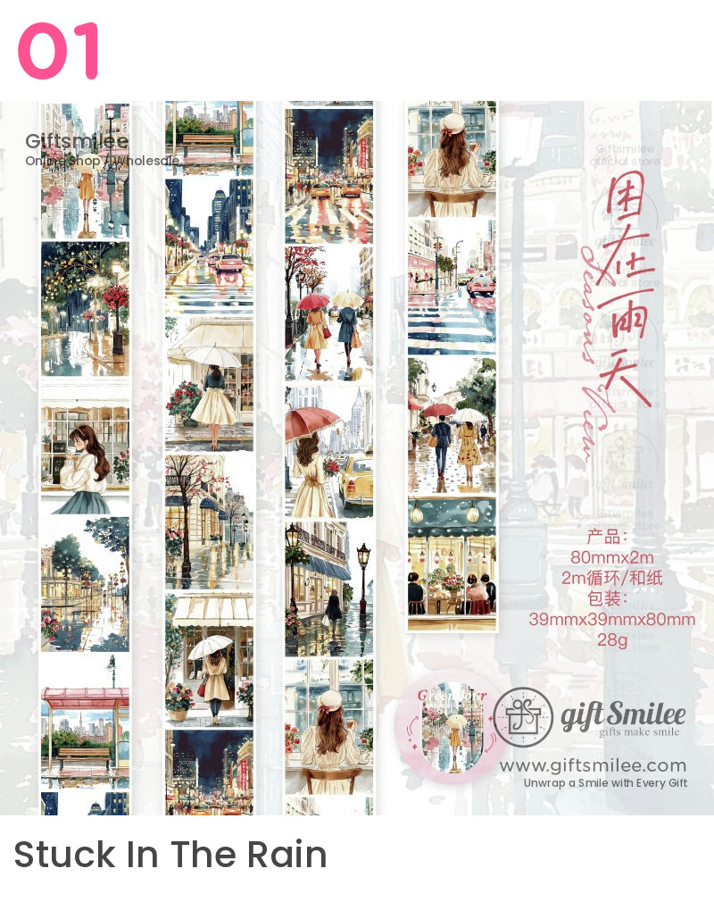 歐洲風景卷帶 | ephemera