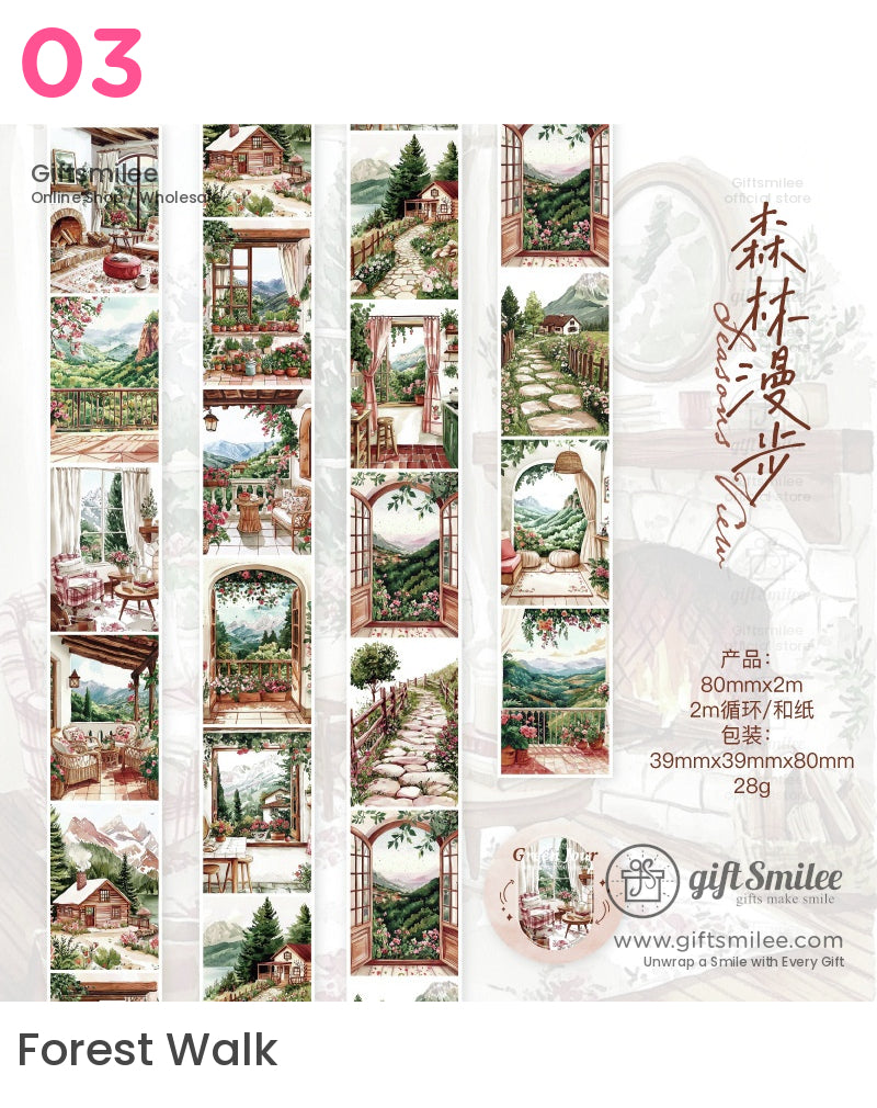 歐洲風景卷帶 | ephemera