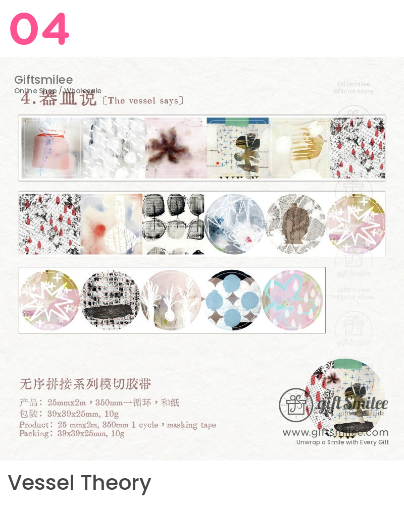 復古拼貼與紙膠帶 | KS-RT-1636