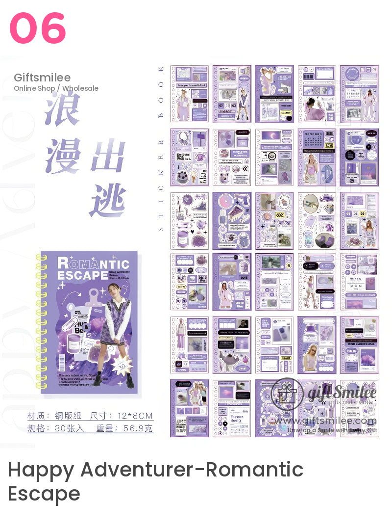 拼貼自由美學貼紙書 | KS-SA-4003