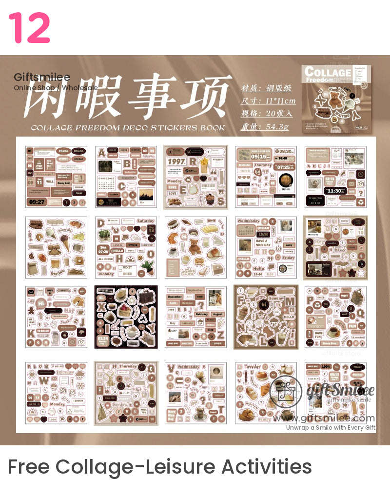 拼貼自由美學貼紙書 | KS-SA-4003