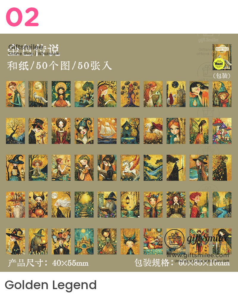 童話迷你幻想藝術貼紙書 | KS-SA-4020