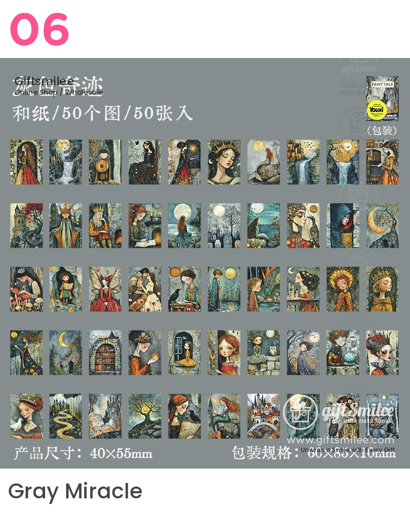 童話迷你幻想藝術貼紙書 | KS-SA-4020