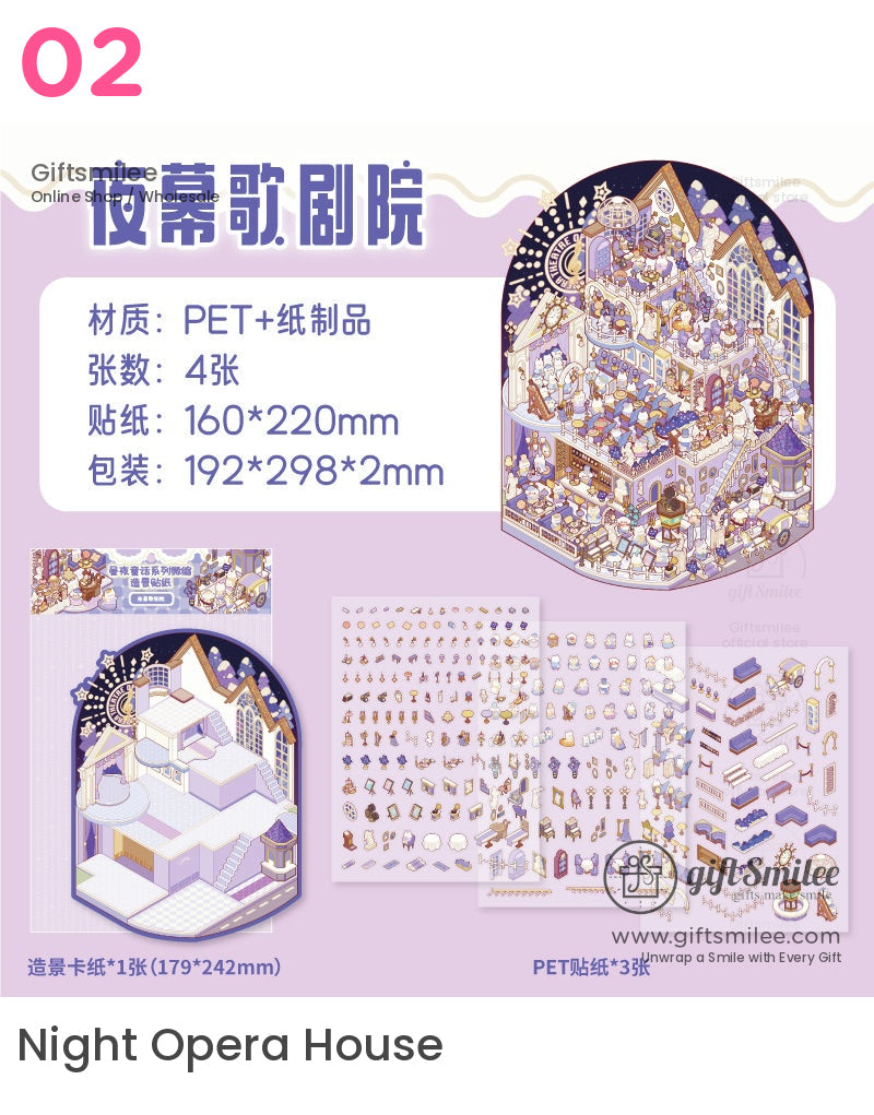 微型卡通貼紙 | KS-SA-4025