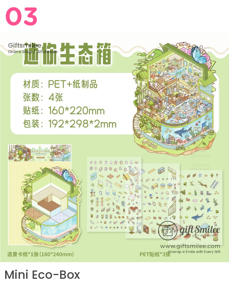 微型卡通貼紙 | KS-SA-4025