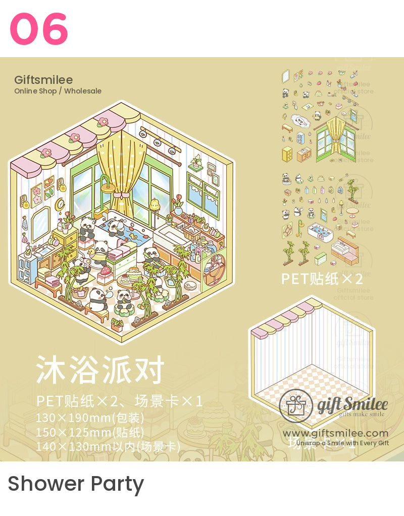 微型DIY 3D場景貼紙 | KS-SA-4036