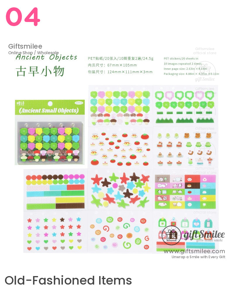 日記本與手工藝品貼紙 | KS-SA-4063