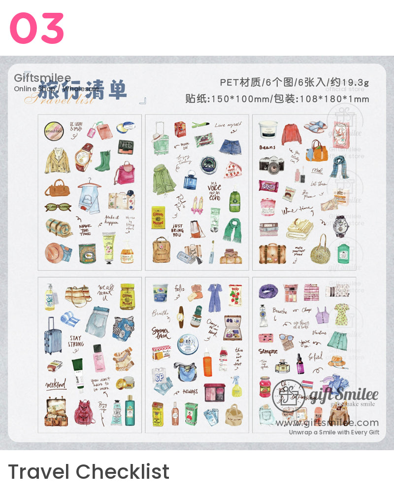 日記與手工貼紙 | KS-SA-4078