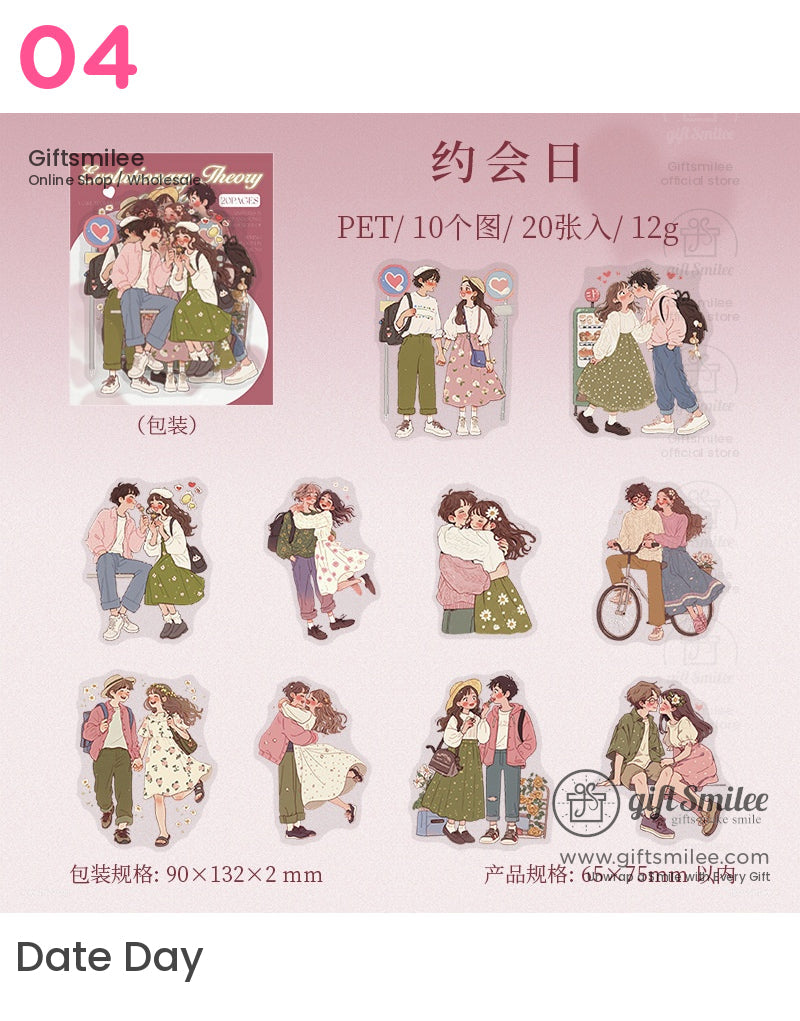 婚禮慶典插畫貼紙 | KS-SA-4093