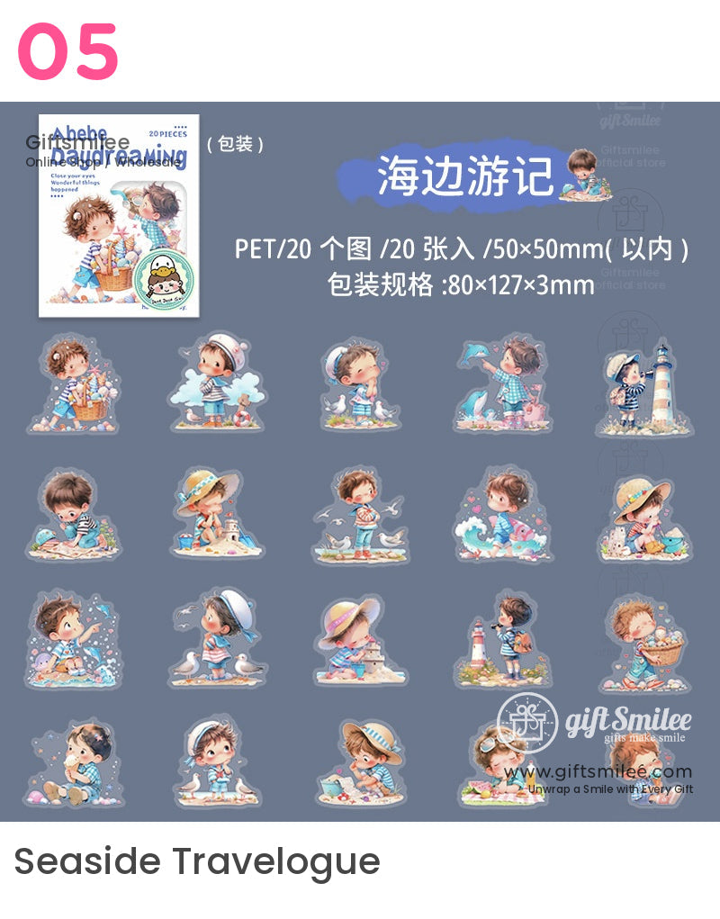 夢幻月亮彩虹貼紙 | KS-SA-4100