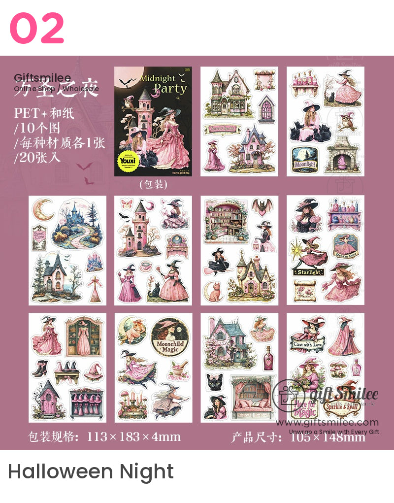 午夜派對哥德暗黑貼圖書 | KS-SA-4115