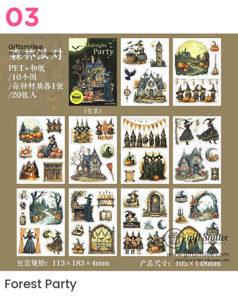 午夜派對哥德暗黑貼圖書 | KS-SA-4115