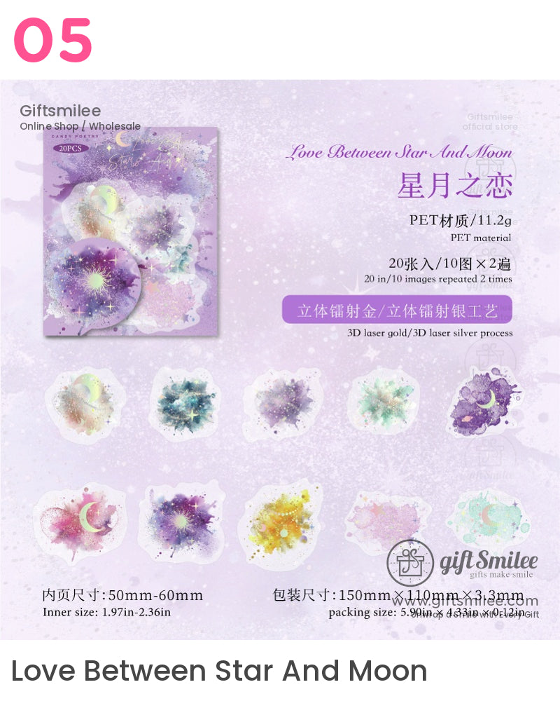 流動的夢想貼紙包 | KS-SA-4139