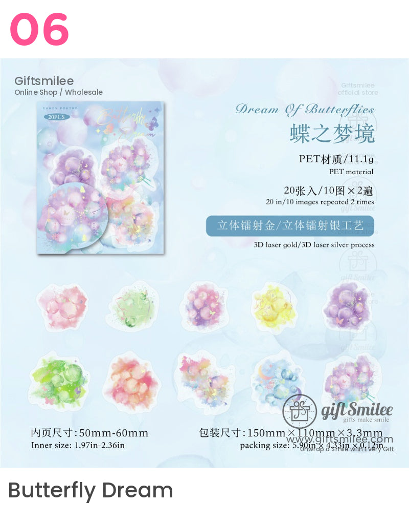 流動的夢想貼紙包 | KS-SA-4139