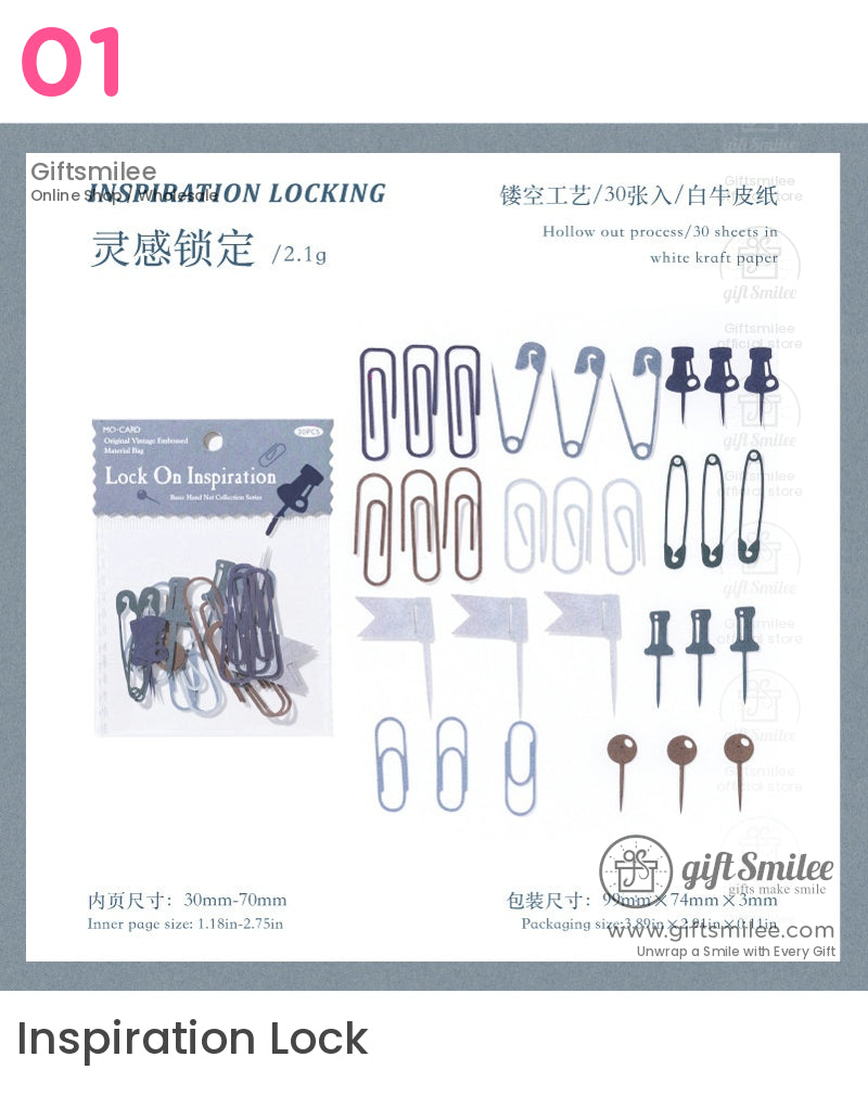 復古剪貼簿材料包 | KS-CK-1168