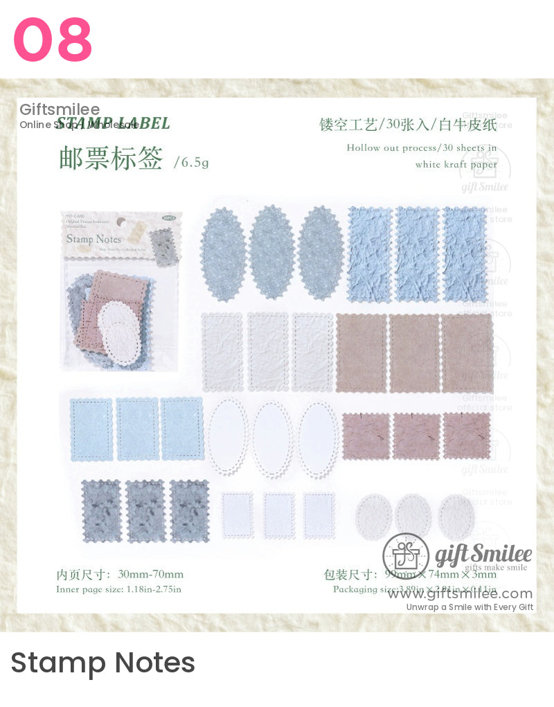 復古剪貼簿材料包 | KS-CK-1168