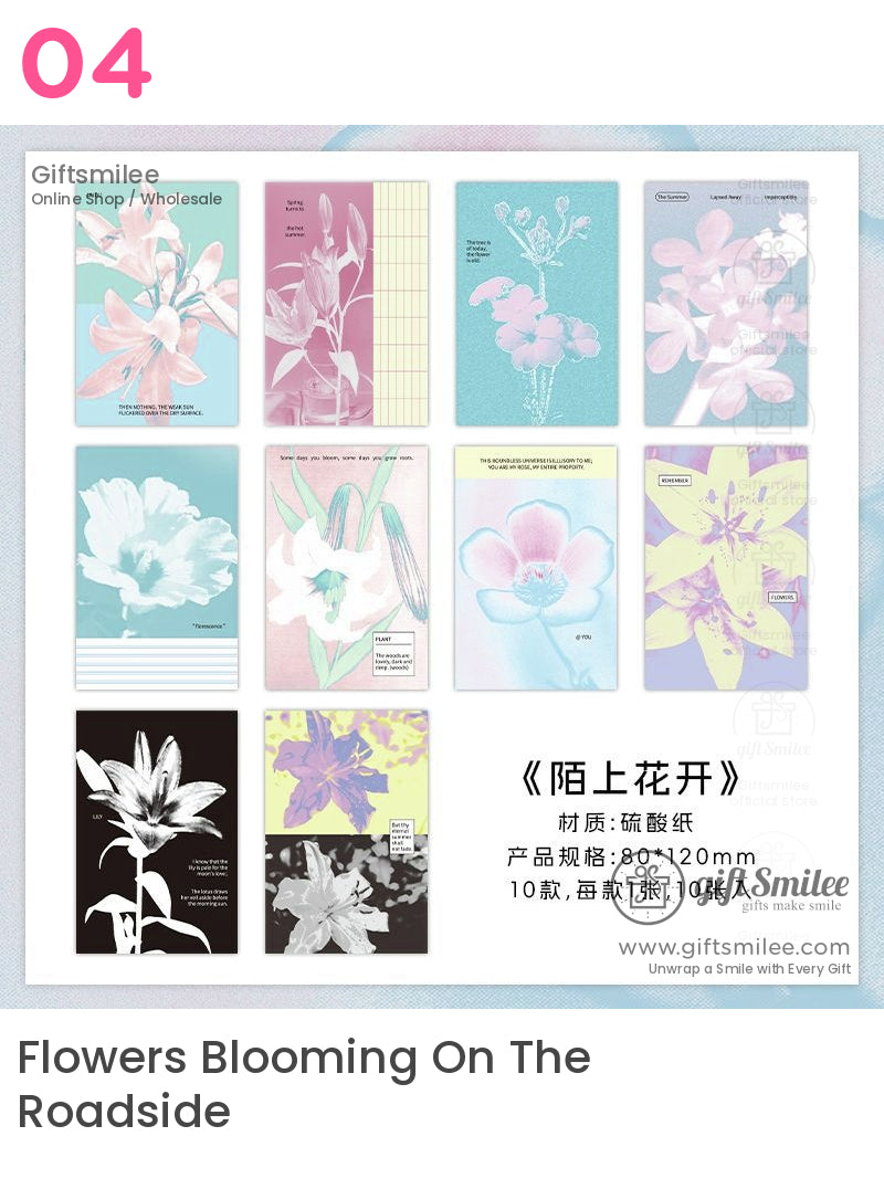 天體花卉透明材質包 | KS-CK-1174