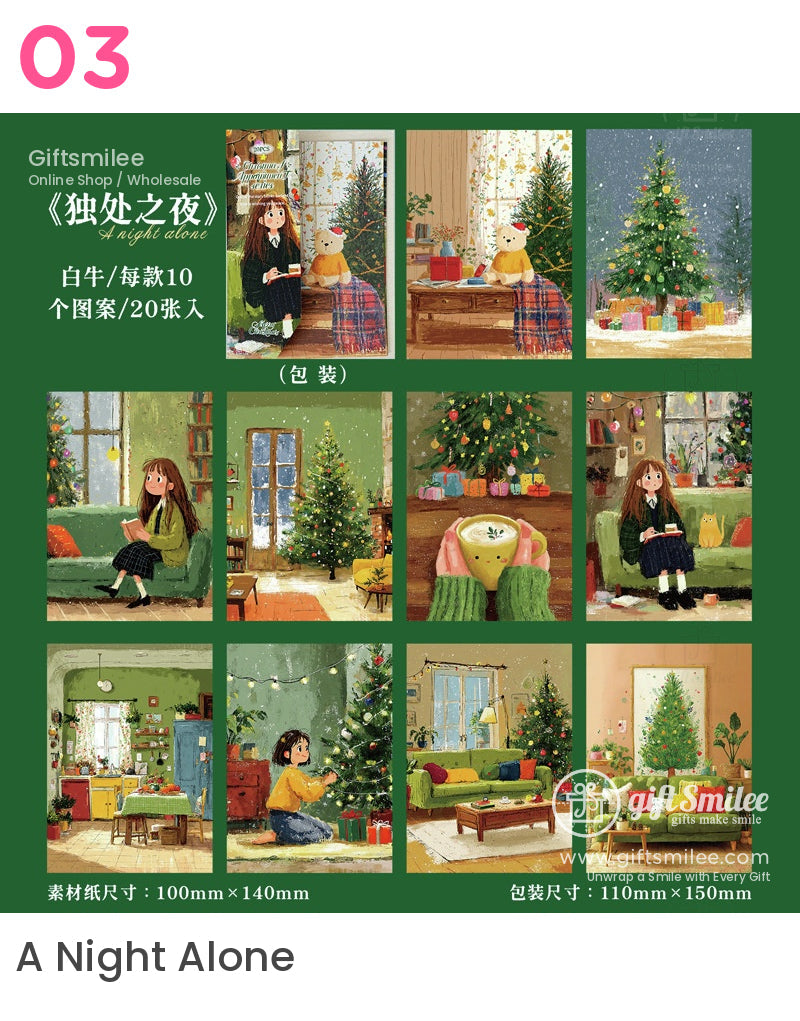 聖誕節日期拼貼套裝 | KS-CK-1209 
