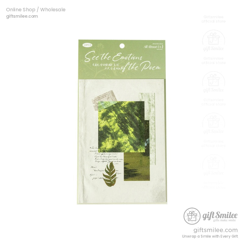 Vintage A5 Mixed-Texture Collage Prints Decorative Scrapbook Paper | KS-CK-1234