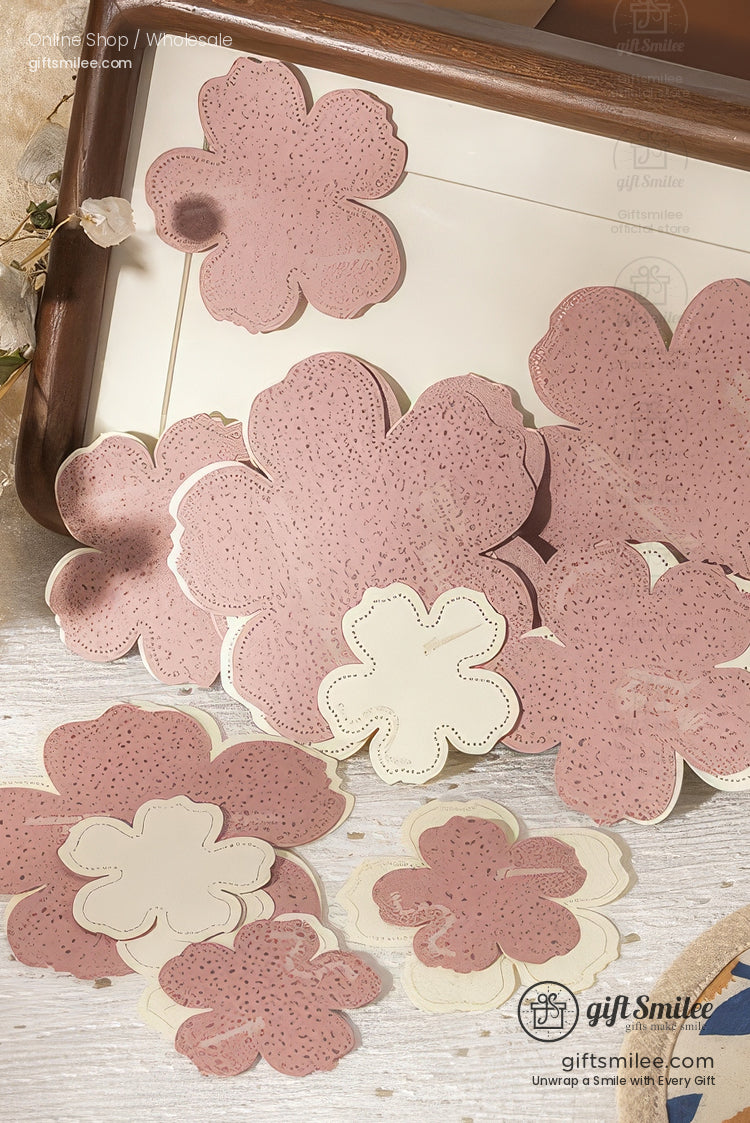 Textured Kraft Mixed Shapes Layered Die-Cut Set Decorative Paper Die-Cuts | KS-CK-1236