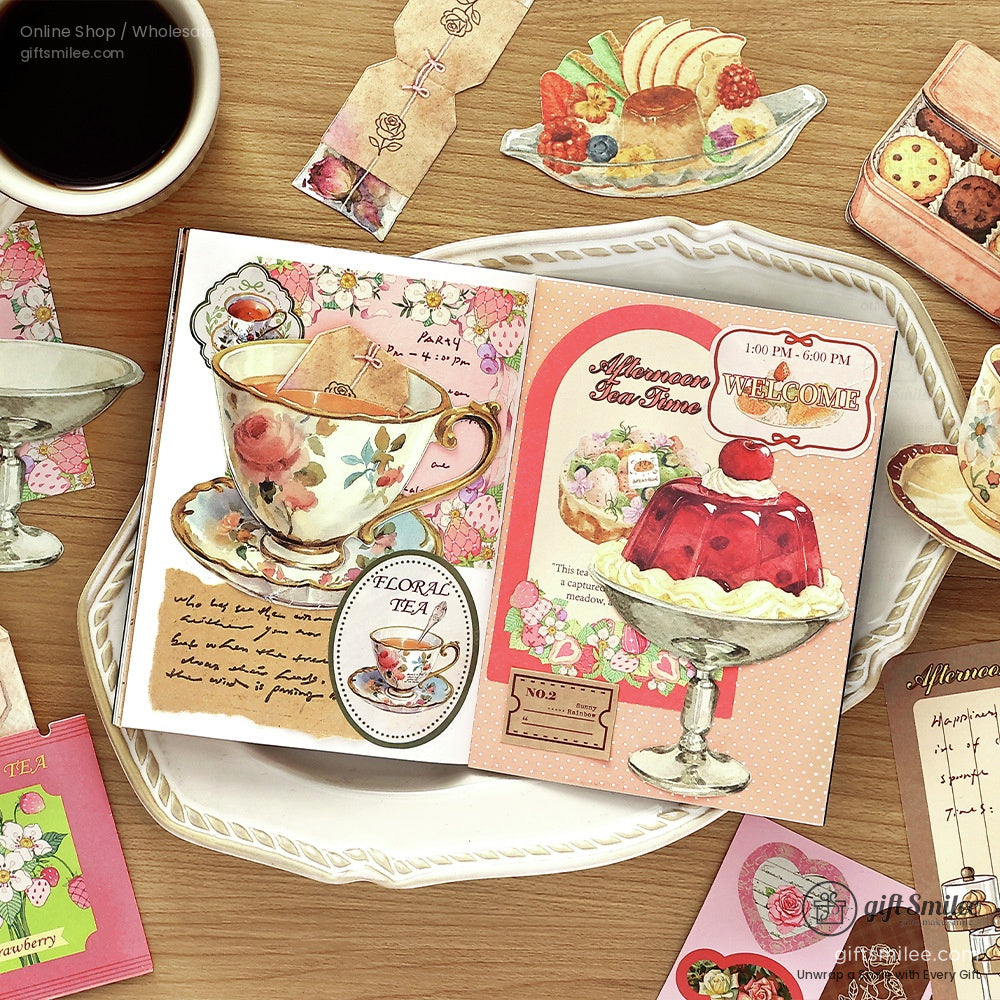 Matte Die‑Cut Food Illustration 20‑Piece Assorted Large Cutouts Decorative Stickers Set | KS-CK-1238