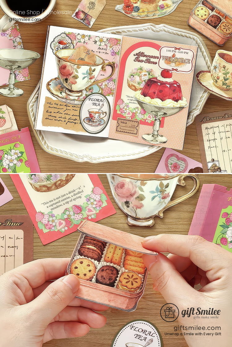 Matte Die‑Cut Food Illustration 20‑Piece Assorted Large Cutouts Decorative Stickers Set | KS-CK-1238