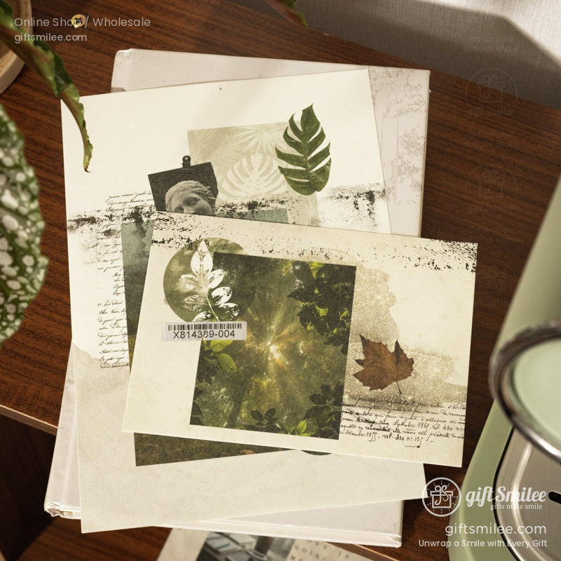 Textured Vintage Collage A5 6 Themes Thick Matte Prints Scrapbook Paper Set | KS-CK-1239