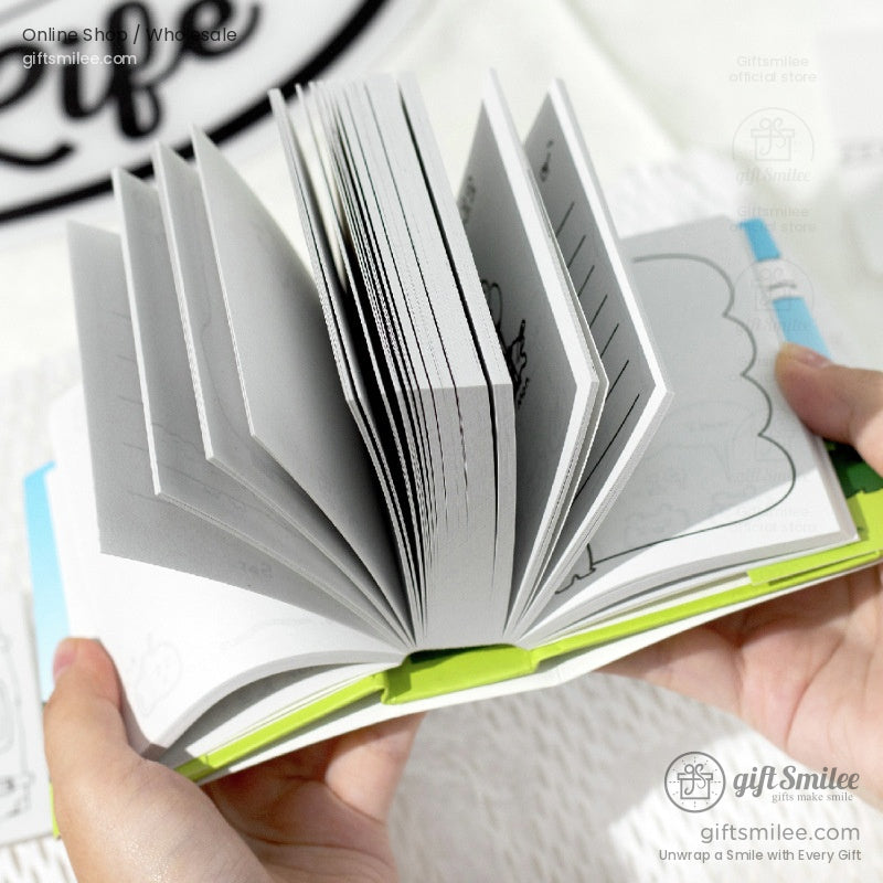 2026 Daily Tear‑Off Illustrated Thick Paper Stand‑Up Hardcover Daily Desk Calendar | KS-CK-1242