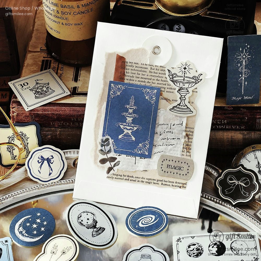 Four Seasons Poems Sticker Paper Ephemera Set | KS-CK-1243