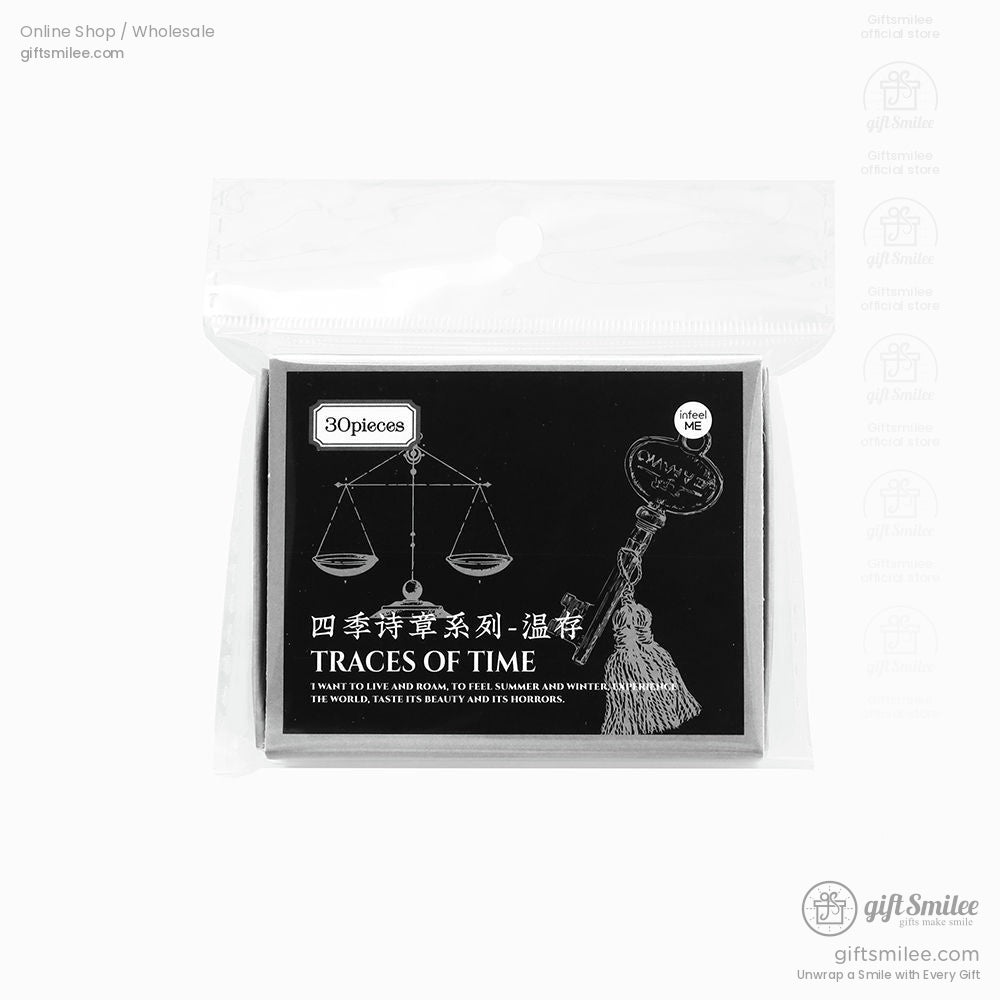 Four Seasons Poems Sticker Paper Ephemera Set | KS-CK-1243