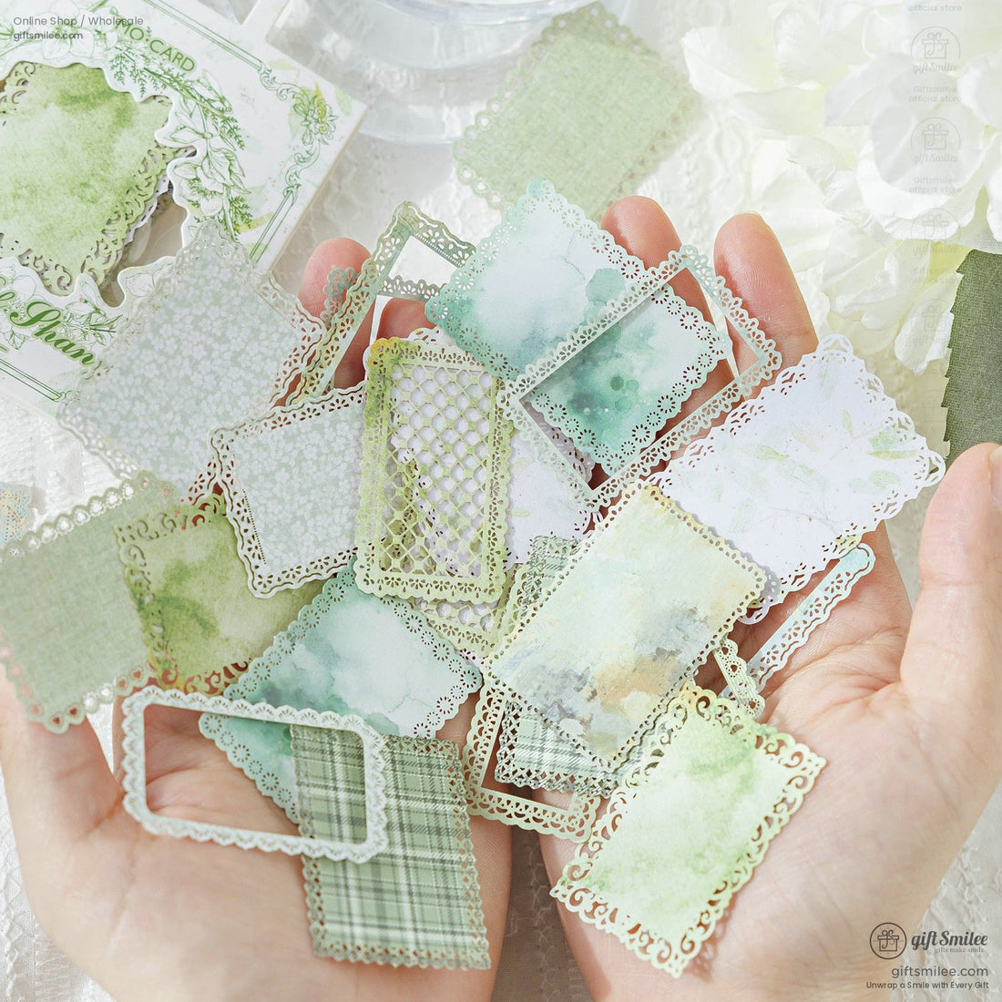 Lace-Cut Paper Ephemera Decorative Paper Die-Cuts | KS-CK-1261