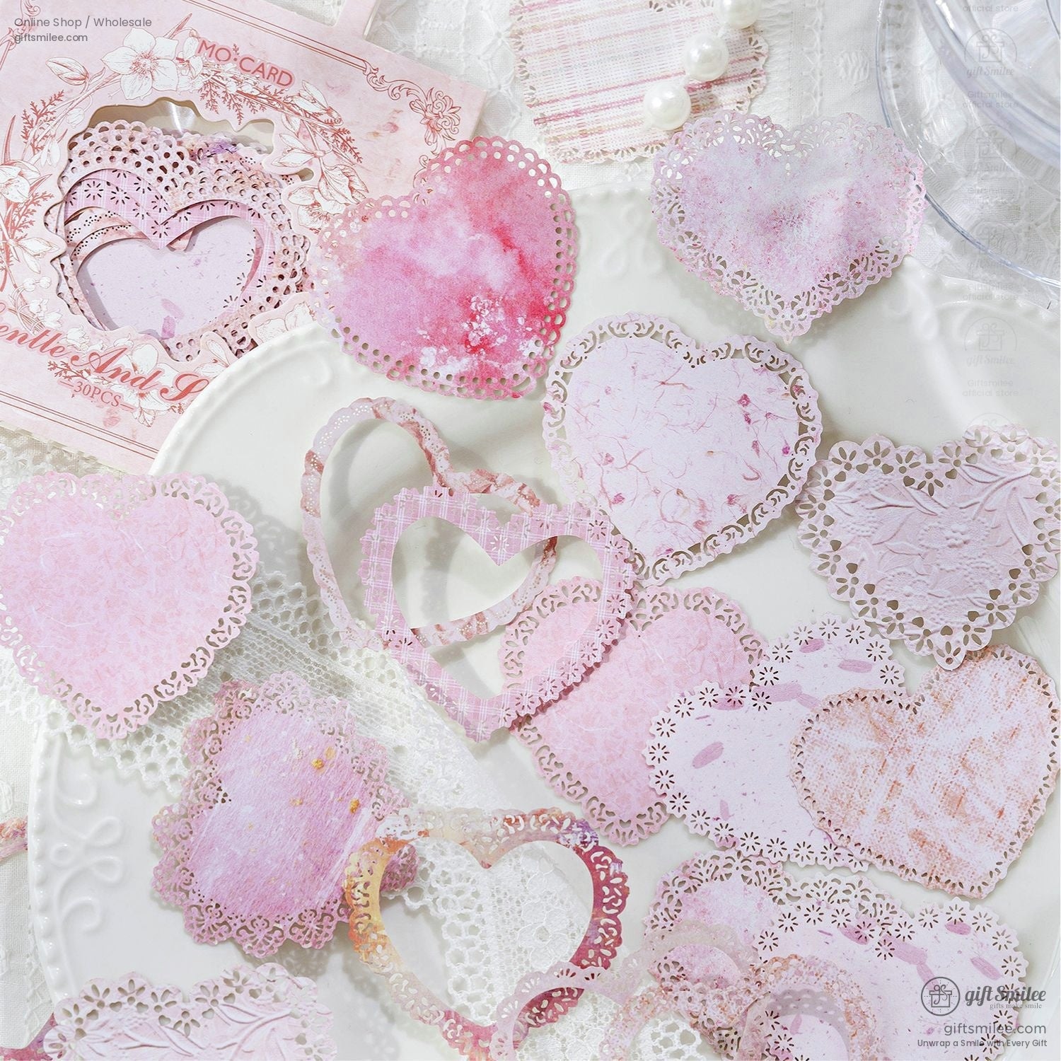 Lace-Cut Paper Ephemera Decorative Paper Die-Cuts | KS-CK-1261