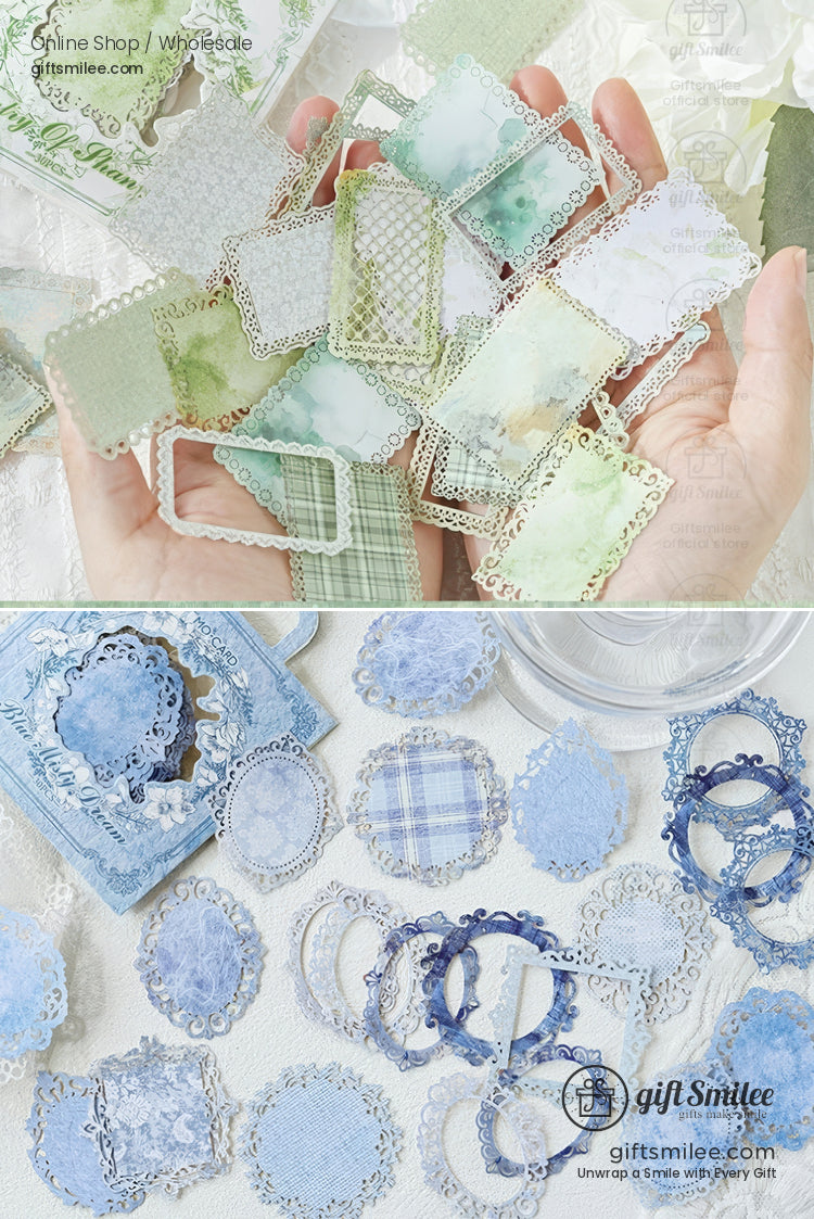 Lace-Cut Paper Ephemera Decorative Paper Die-Cuts | KS-CK-1261