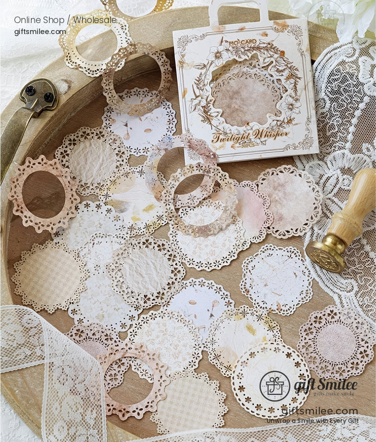 Lace-Cut Paper Ephemera Decorative Paper Die-Cuts | KS-CK-1261