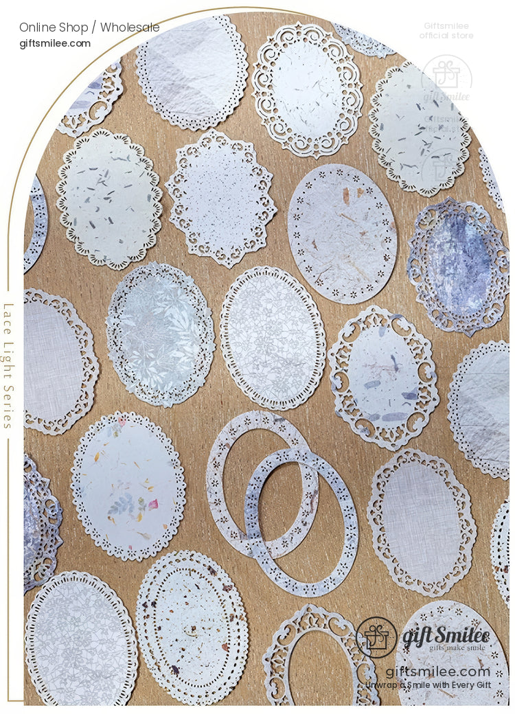Lace-Cut Paper Ephemera Decorative Paper Die-Cuts | KS-CK-1261