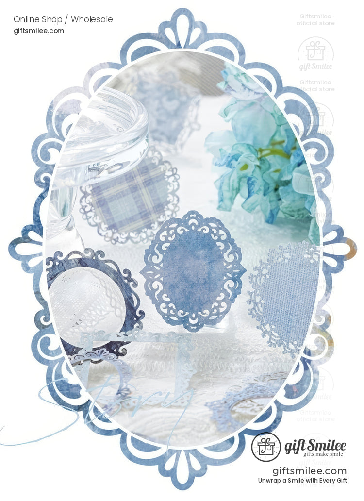 Lace-Cut Paper Ephemera Decorative Paper Die-Cuts | KS-CK-1261