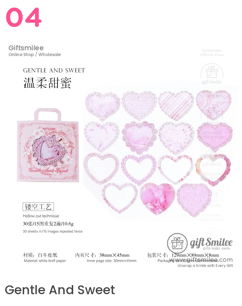 Lace-Cut Paper Ephemera Decorative Paper Die-Cuts | KS-CK-1261