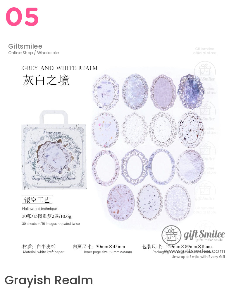 Lace-Cut Paper Ephemera Decorative Paper Die-Cuts | KS-CK-1261