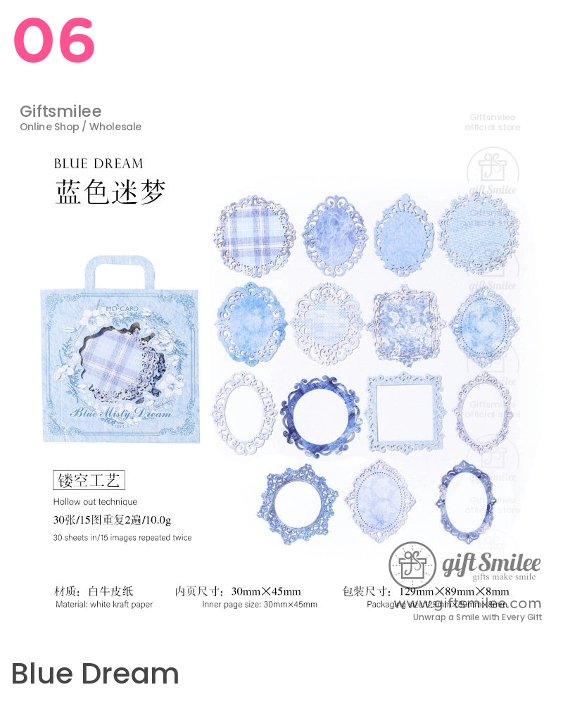 Lace-Cut Paper Ephemera Decorative Paper Die-Cuts | KS-CK-1261