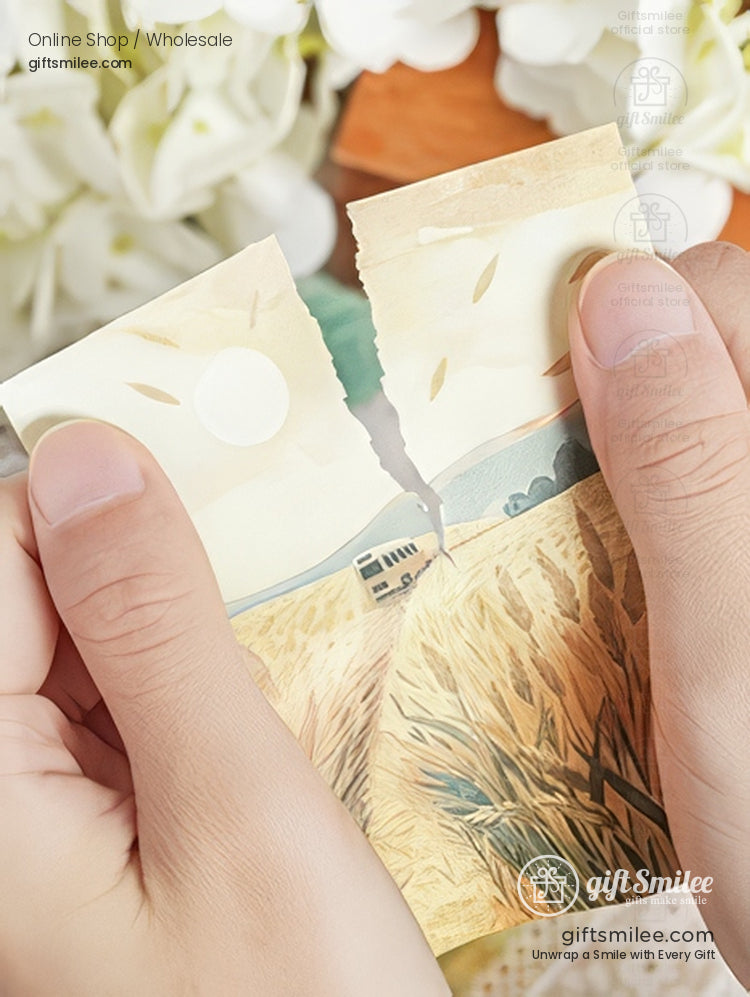 Matte Paper Seasonal Watercolor Decorative Note Paper | KS-CK-1264