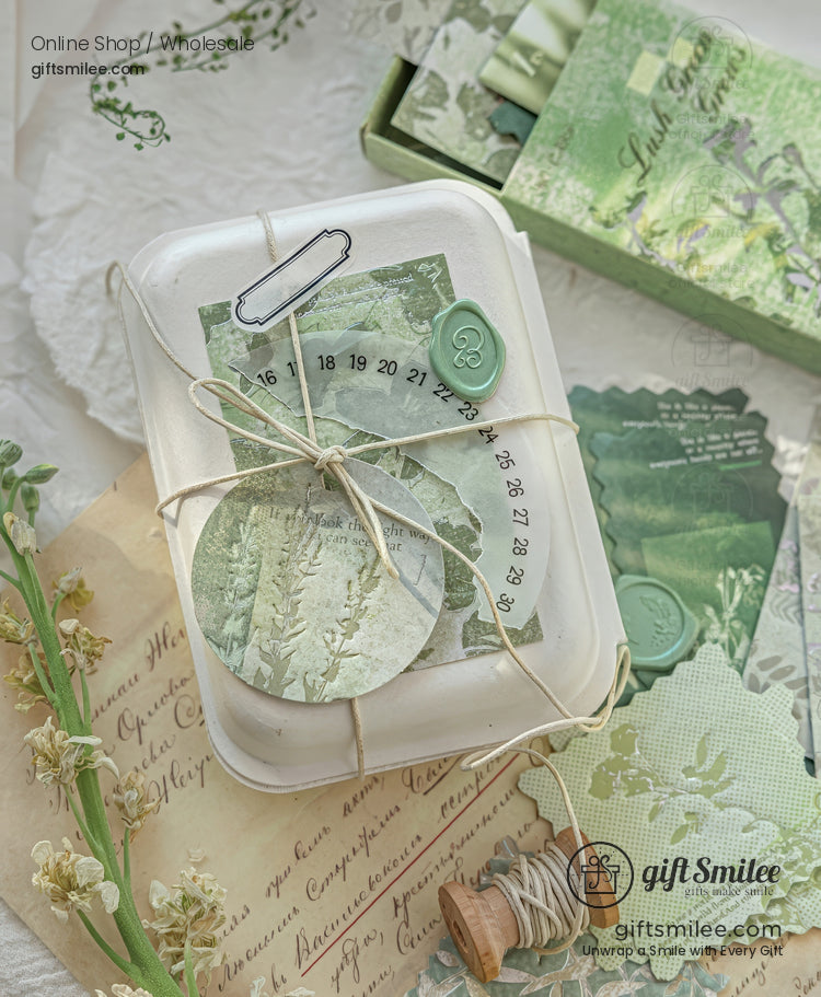 Silver-Foil Botanical Transparent Adhesive Decorative Sticker Pack | KS-CK-1265