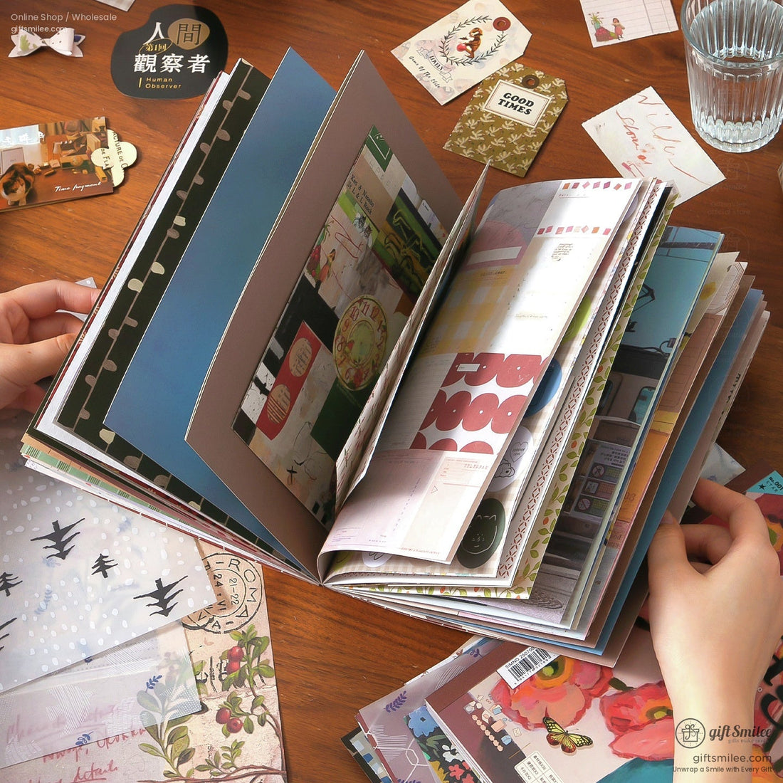 Mixed-Texture Vintage Ephemera Scrapbook Paper And Ephemera Pack | KS-CK-1266