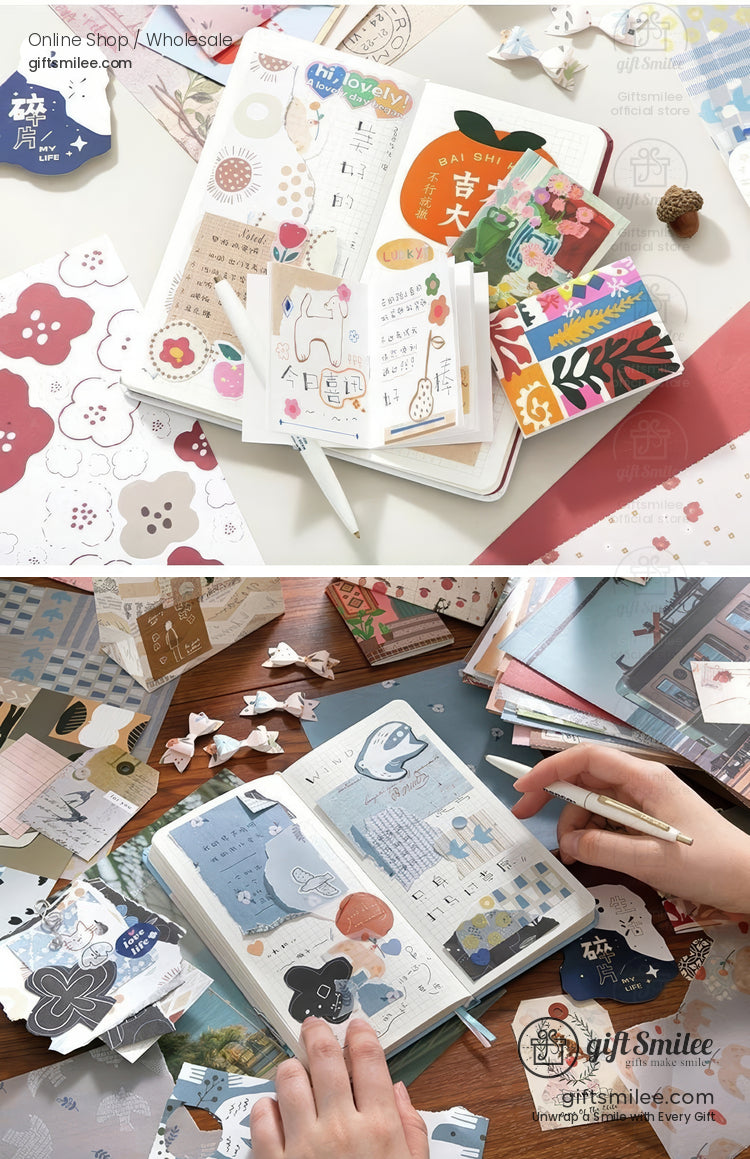 Mixed-Texture Vintage Ephemera Scrapbook Paper And Ephemera Pack | KS-CK-1266