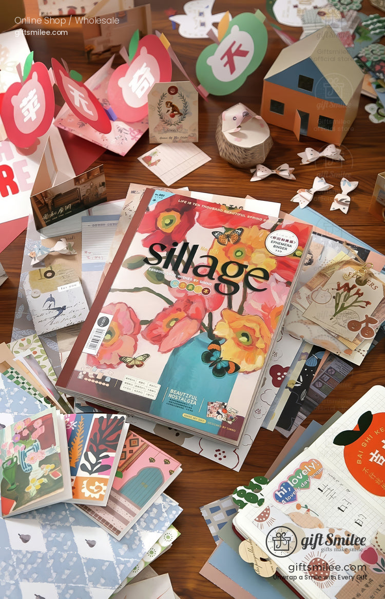 Mixed-Texture Vintage Ephemera Scrapbook Paper And Ephemera Pack | KS-CK-1266