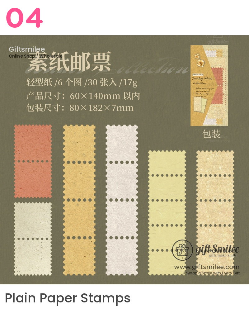 Textured Kraft Mixed Colors Die-Cut Perforated Edges Vintage Journaling Paper Ephemera Set | KS-CK-1279
