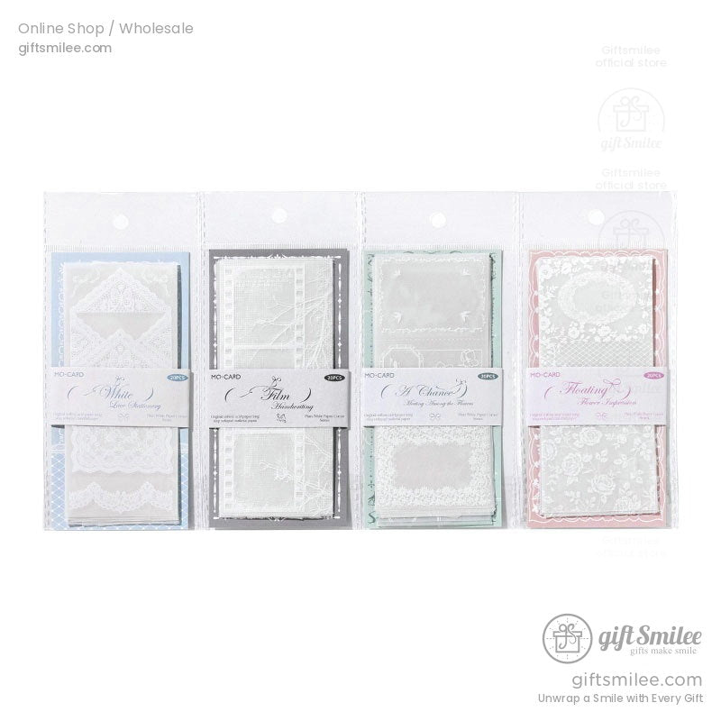 Translucent Vellum White Ink 20Pcs Background Papers | KS-CK-1288