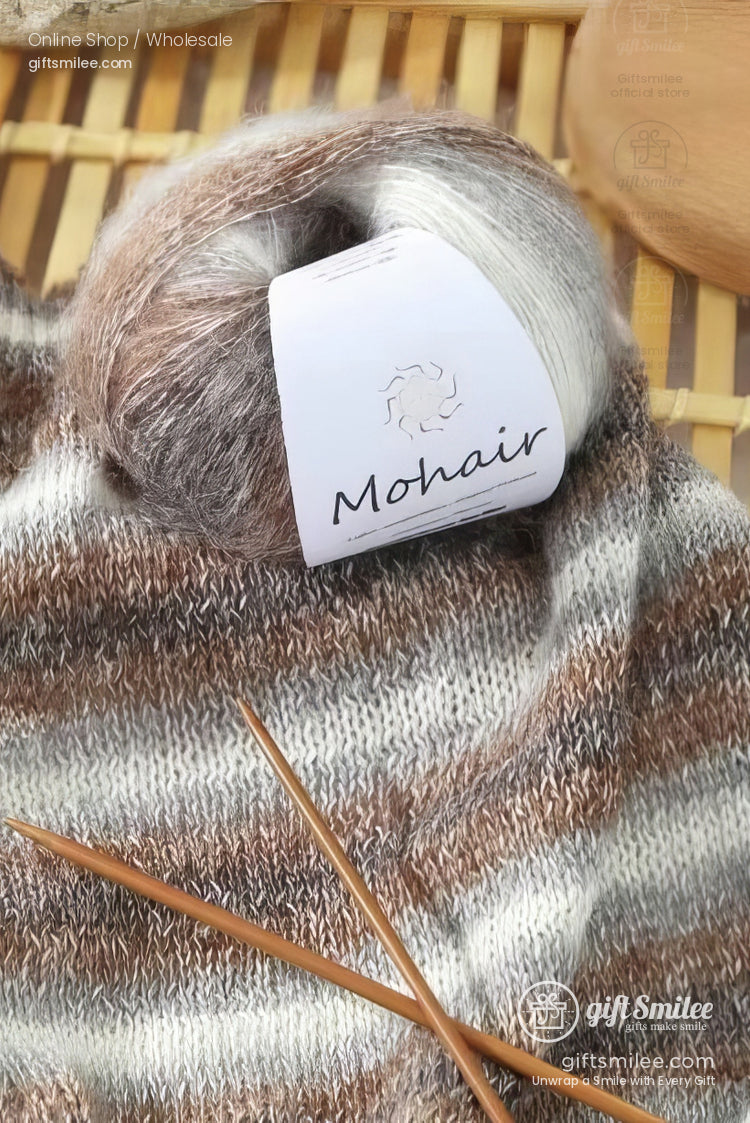 Lightweight Gradient Mohair Blend 25g Knitting Yarn | KS-MX-079