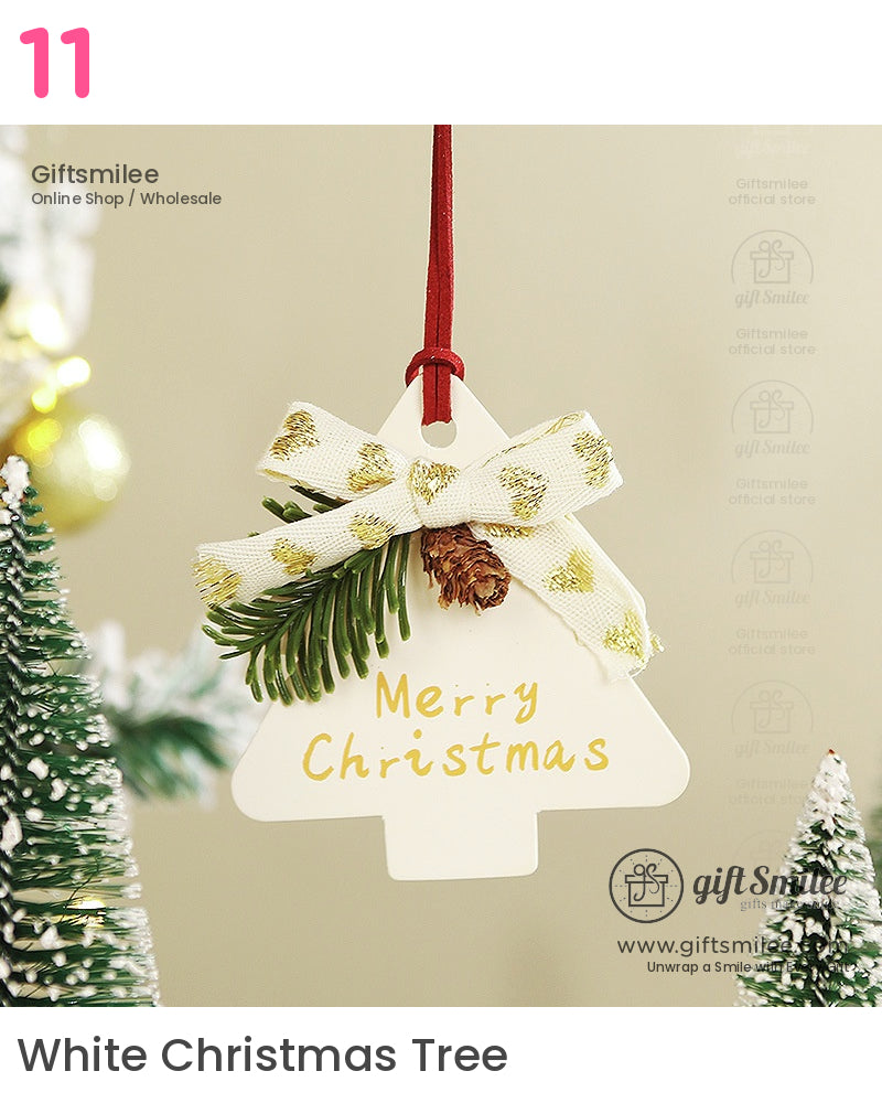 Red Christmas Tree Ornaments Car Rearview Mirror Christmas Decorations Christmas Hanging Ornament | KS-MX-080