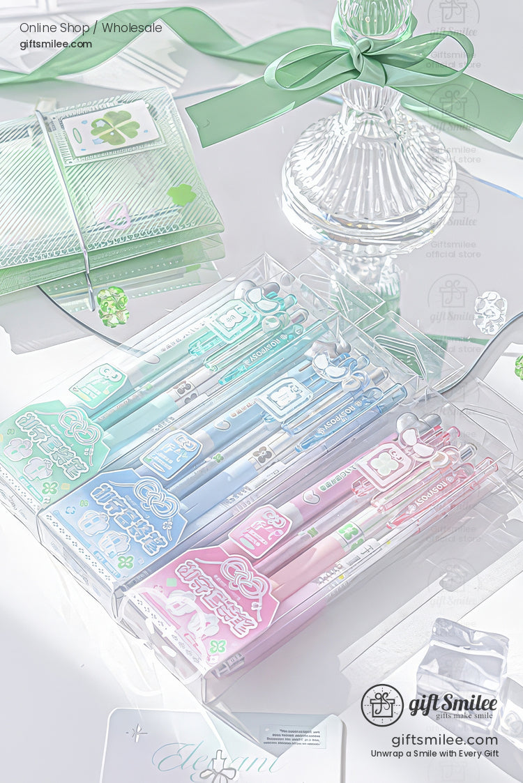 Dual-Scent Quick-Dry 0.5Mm Lavender Set Gel Ink Pen Set | KS-MX-083